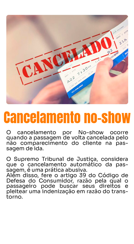 1 - Cancelamento no show